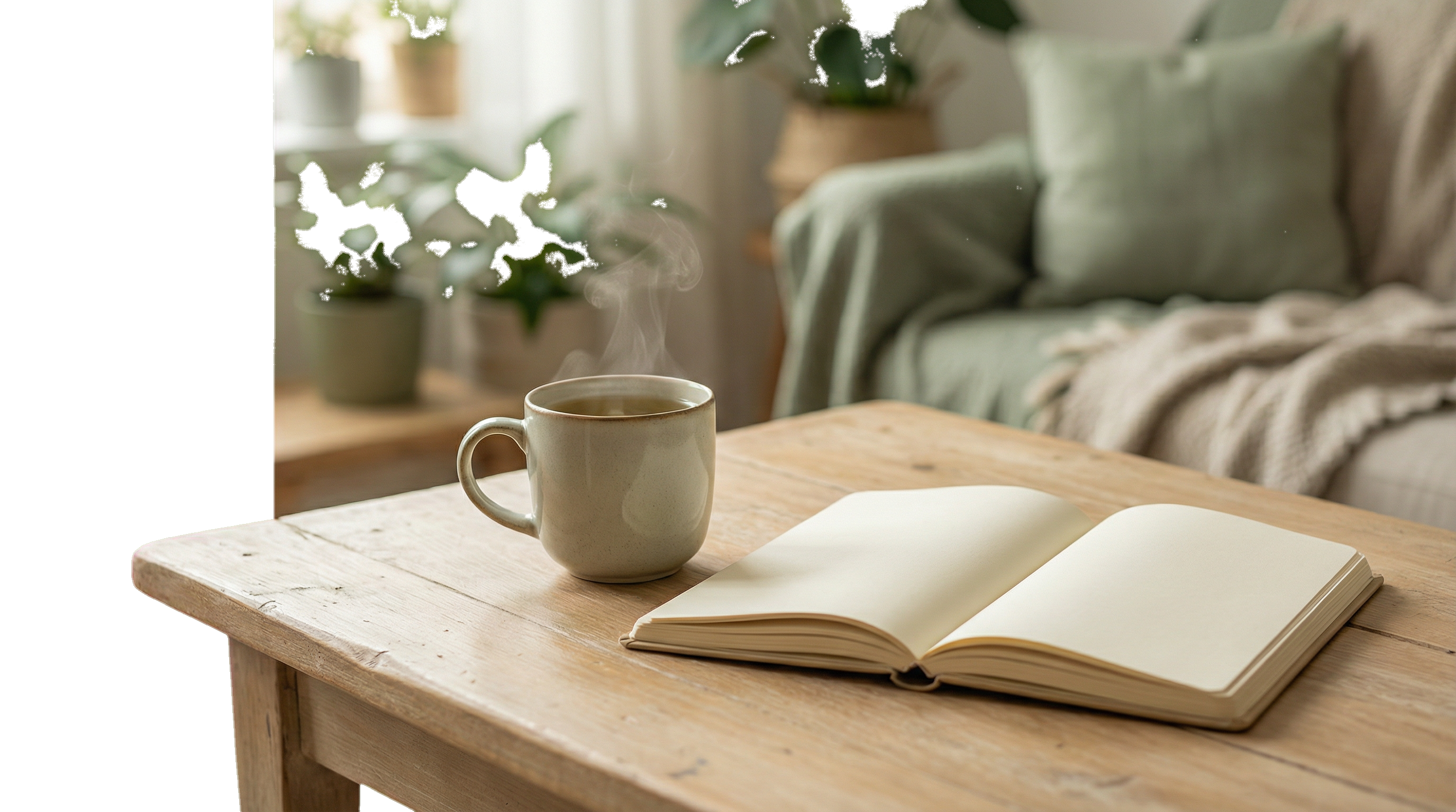 Serene wellness background