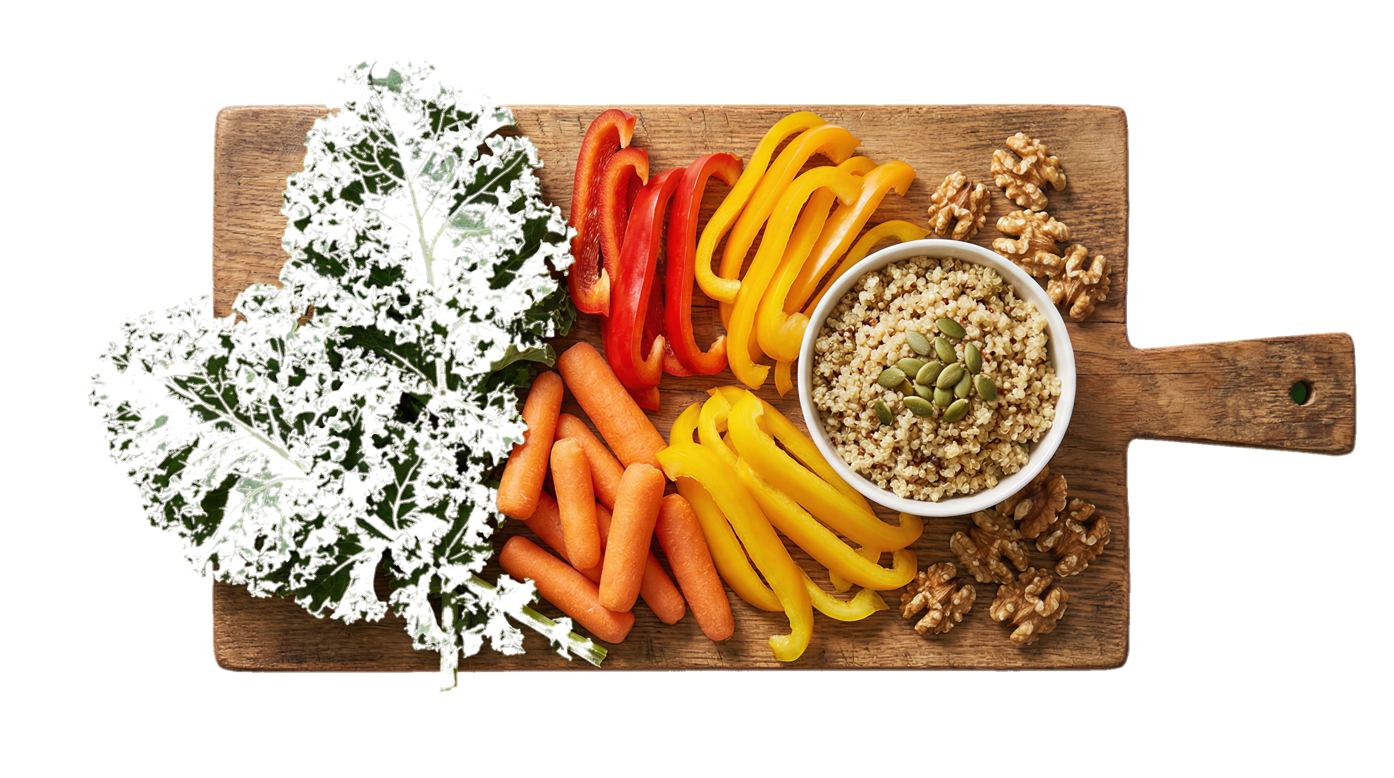 Healthy food flat lay